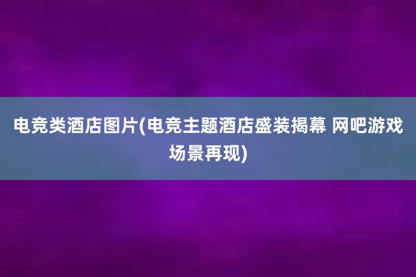 电竞类酒店图片(电竞主题酒店盛装揭幕 网吧游戏场景再现)