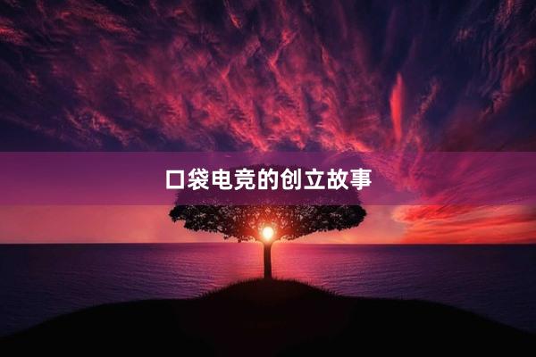 口袋电竞的创立故事