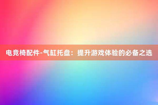 电竞椅配件-气缸托盘：提升游戏体验的必备之选